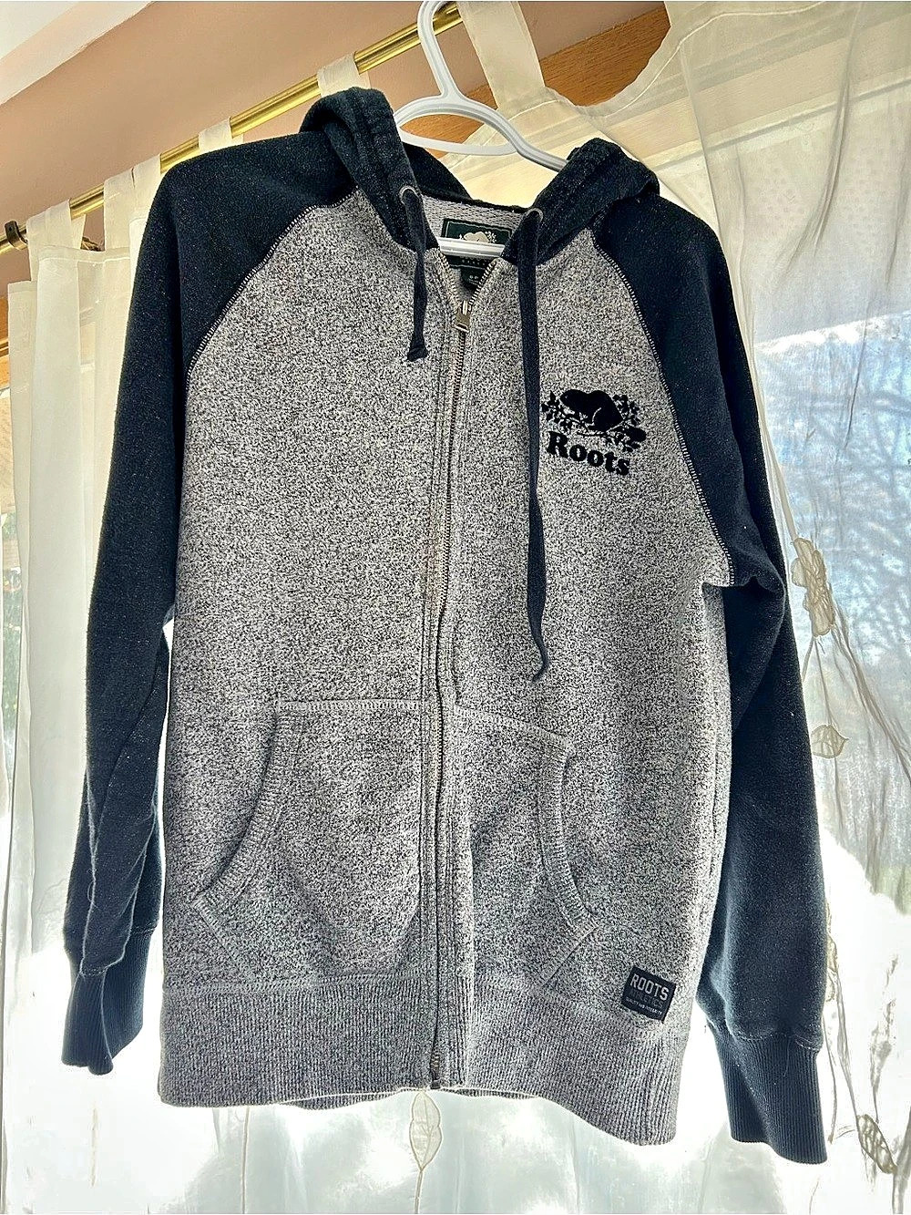 Men’s - Roots Color Block Zip Hoodie - Size Small